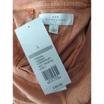 New Directions Women's Shark Bite Hem Shirt Dress Orange Large NWT Coastal Beach Photo 6