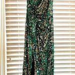 Love Reign Teal And Silver Shift Sequin One Shoulder Ruched Prom Formal Dress Photo 0