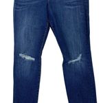 Gap Jeans 29 Womens Regular Skinny Distressed Blue Stretch Y2K Streetwear Photo 2