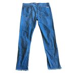 Hudson Jeans Hudson Muse Crop Skinny Jeans Hustle Wash Denim Raw Step Hem Size 30 Women's Photo 7