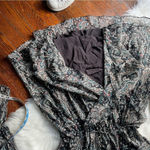 Joie  Manning Long Sleeve Dress NWT  Paisley Pattern Size Small Photo 9