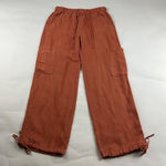 Joie  Terracotta Linen Blend Relaxed Leg Lounge Pant S Photo 0