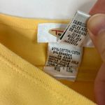 Talbots | Vintage Yellow Tee Shirt 3/4 Sleeve Cotton Spandex Womens Large Photo 3