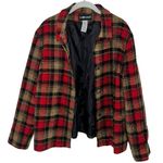 Sag Harbor Vintage Red & Black Plaid Blazer Jacket Coat Women’s Size Medium Fit! Photo 0