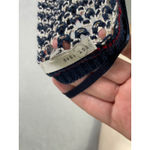 Red White Blue‎ Boho Striped Knit Fringe Vest Women’s M Open Front Layering Size M Photo 10