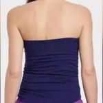 A New Day  Slim Fit Ruched Tube Top Navy Women's S NWT Photo 2