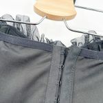 Torrid  Womens Whimsigoth Victorian‎ Mesh Ruffled Bow Corset Top Size 2X Black Photo 3