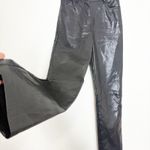 Aritzia Wilfred Melina Vegan Leather Pants Size 00 Black Straight Leg Photo 9
