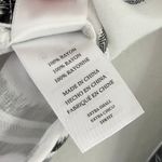 Rails Women’s Dana Feather Stripe Button Front Top Black White Size XS Photo 12