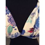 Rachel Roy  Floral Halter Binkini Top Womens Size Large L Photo 4