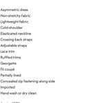 Walter Baker Hansen Asymmetrical Hem Open Shouldee Floral Spring Dress NWT sz 10 Photo 11