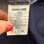 Lands' End Women's Square Neck Underwire Tankini Top Navy Floral 12DD Swim Beach Blue Size 12 Photo 6