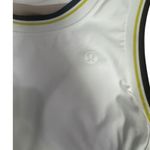 Lululemon  Varsity Scoop Neck Tank Top Size 12 Cropped Tennis White Athletic Rare Photo 2
