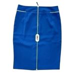 Spiegel  Modern Straight Blue Cheetah Print‎ Lined Pencil Skirt 10 Colorful Photo 5