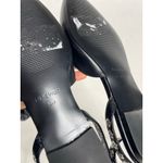 Nine West Brez ankle strap flat in black with metallic grommets Size 5 Photo 3