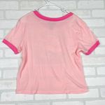 Coca-Cola T-Shirt Pink Rainbow Graphic Ringer Tee Top Womens Size Medium Photo 7