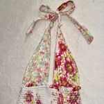 Love Shack Fancy  Deanna Halter Floral Mini Dress size Small Photo 5