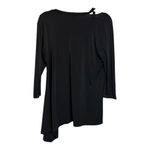 Clara Sun Woo Blouse Women's Size Medium Business office Black Photo 1