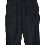 eskandar Linen Cargo Balloon Pants Grey Lagenlook size 0 / US 6 Photo 0