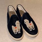 Soludos  Llama Slip On Velvet Sneakers Photo 0