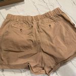 Old Navy  Women's Beige Khaki Everyday Elastic Waist Chino Shorts Stretch Large Photo 11