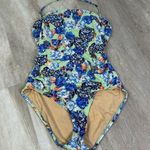 J.Crew Factory Bandeau One Piece Swimsuit Size Medium Photo 0