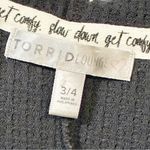 Torrid  Lounge Plus Size Waffle Knit Hooded Robe Purple Size 3X/4X Photo 2