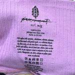 Free People Good Karma High waist Bike Shorts -Activeware- Lilac M/L NWT Photo 5