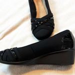 NEW Cliffs By White Mountain Patent Leather Slip On Wedge Pumps Black Size 6 Photo 7
