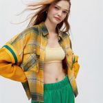 BDG Urban Outfitters  Caleb Sporty Plaid Flannel Shirt Size Small NWT Grunge 90s Photo 7