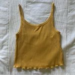 Old Navy lettuce hem tank top yellow Photo 0