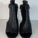 Vince Kara black Leather Cutout open toe wedge sandals size 6M Photo 3