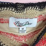 Petal Dew Multicolor Crochet Knit Maxi Skirt. Size M Red Size M Photo 4