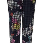Trina Turk  Geometric Print Career‎ Pants Black Accents Size 0 Photo 0