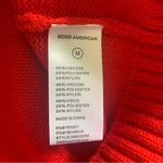 Good American EUC Red Grenadine Crew Neck Cozy Sweater Size M Photo 11