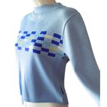 NWOT ~ COULOIR Wool Light Blue Mock Turtleneck Sweater ~ Women's Size SMALL Photo 3