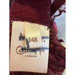 NWOT Muse Women's Size 34B Purple Lace Unlined Balconette Bra Intimates Photo 4