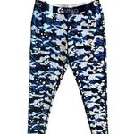 Ethika Women’s Printed Blue Pull On Legging XL Stretch Soft Modal Yoga Workout Photo 0