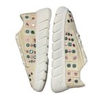 Free People NEW  Catch Me If You Can Crochet Platform Sneakers size 40 White Photo 3