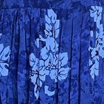 Touch of Hawaii Dress Womens Small Blue Floral Tropical Hibiscus Vacation Cruise Photo 4