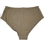 Everlane ReNew Women's The High Rise Hipster Swim Bottom Size Large Olive Green Photo 1