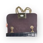 Coach  ❀ Cassidy Crocodile Turnlock Embossed Crossbody Bag Handbag ❀ Black Gold Photo 11