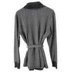 Cuddl Duds Shawl Collar Cardigan Open Front Tie Waist Cozy Jacket Medium Photo 5