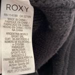 Roxy Thick Women’s Cable Knit Black Hooded Sweater EUC Sz S Cotton Pullover Photo 5