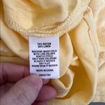 The Limited  Linen Blend Casual Button Down Shirt Yellow Size 3X NWT *Flaw Photo 6