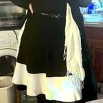 Saks 5th Avenue Color block sweater skirt midi knee length Photo 0