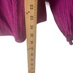 Knox Rose Knox Rose Women Medium Purple Balloon Long-Sleeve Ruffle Feminine Top Photo 9