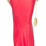 For Love & Lemons  Lena Maxi Skirt in Red Size‎ XL Photo 0