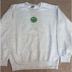Mental Health Crewneck Grey and Green Photo 3