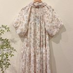 En Saison Hayley Shirt Cottage Mini Dress in Peach Print Size Small NWT Photo 7